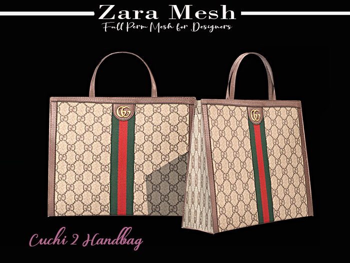 Second Life Marketplace Zara Mesh Fashion Cuchi 2 Handbag FULL